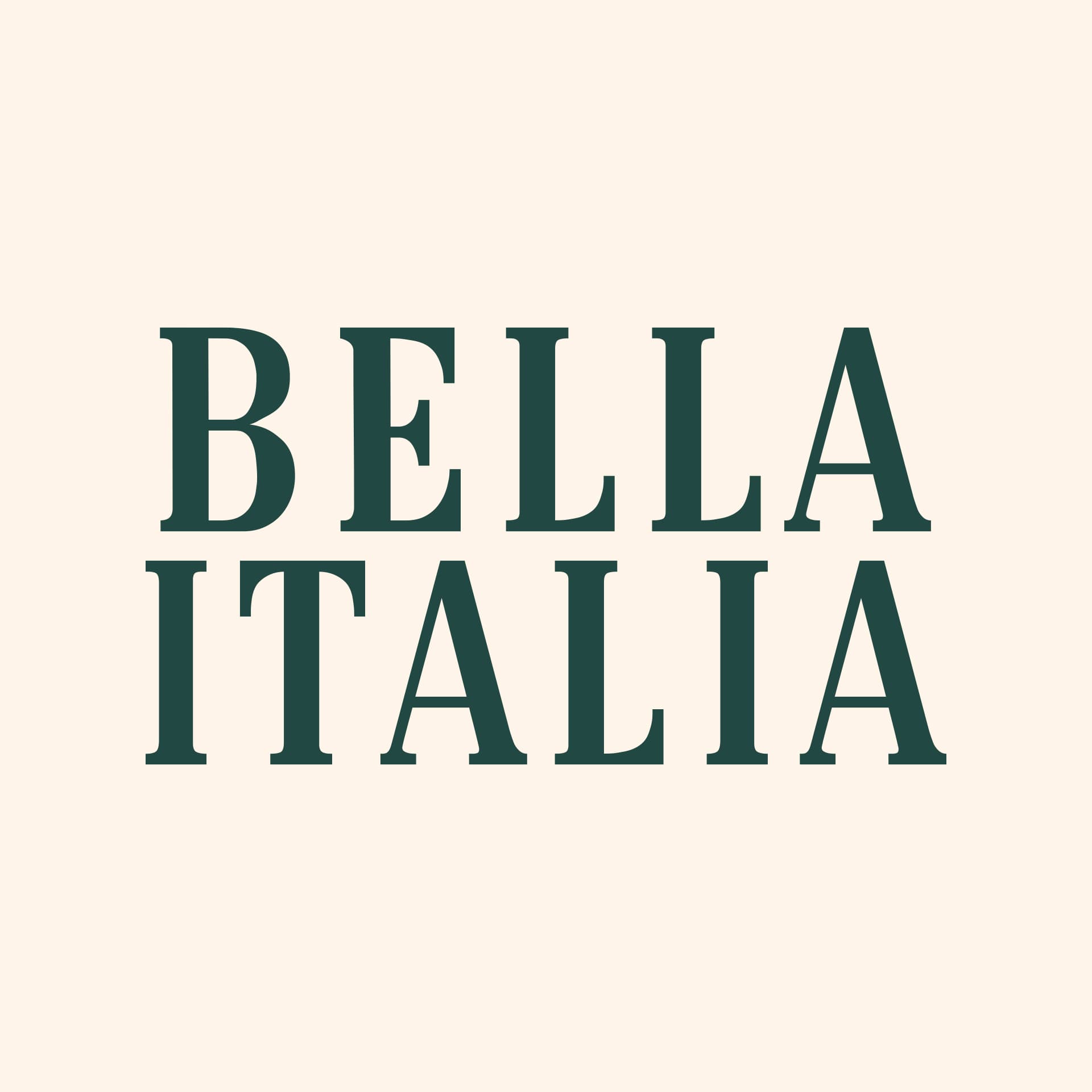 Bella V2 Logo Cream Background