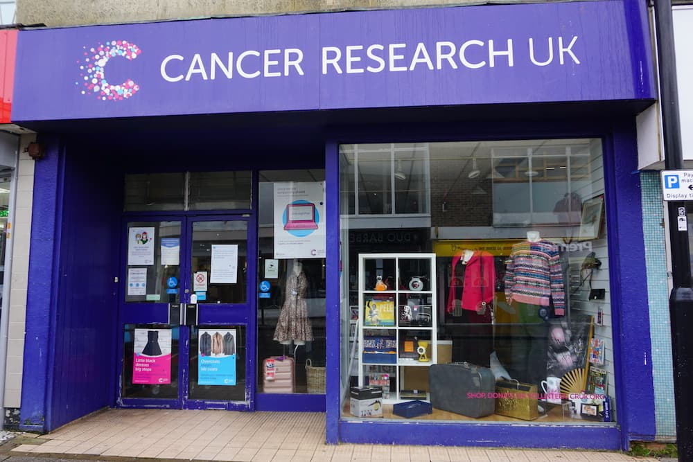 Cancer research store front