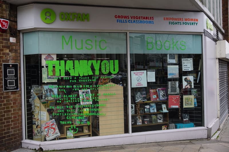 Oxfam store front