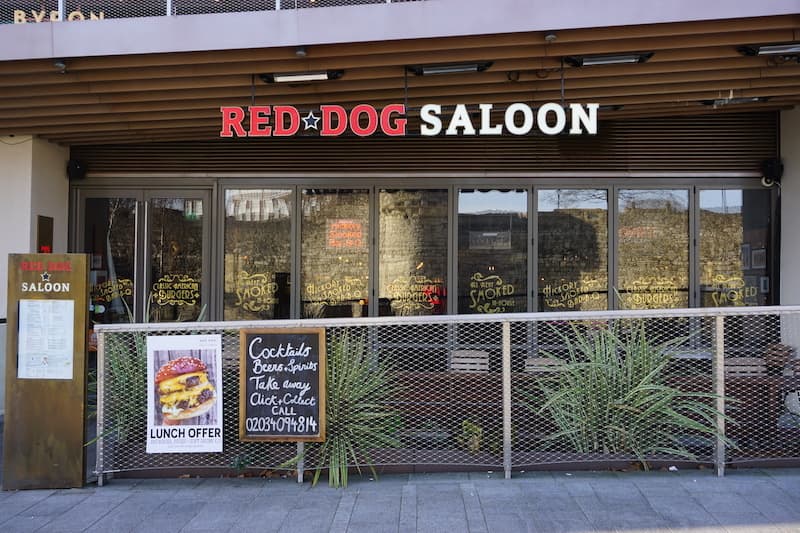 Red Dog Saloon restaurant