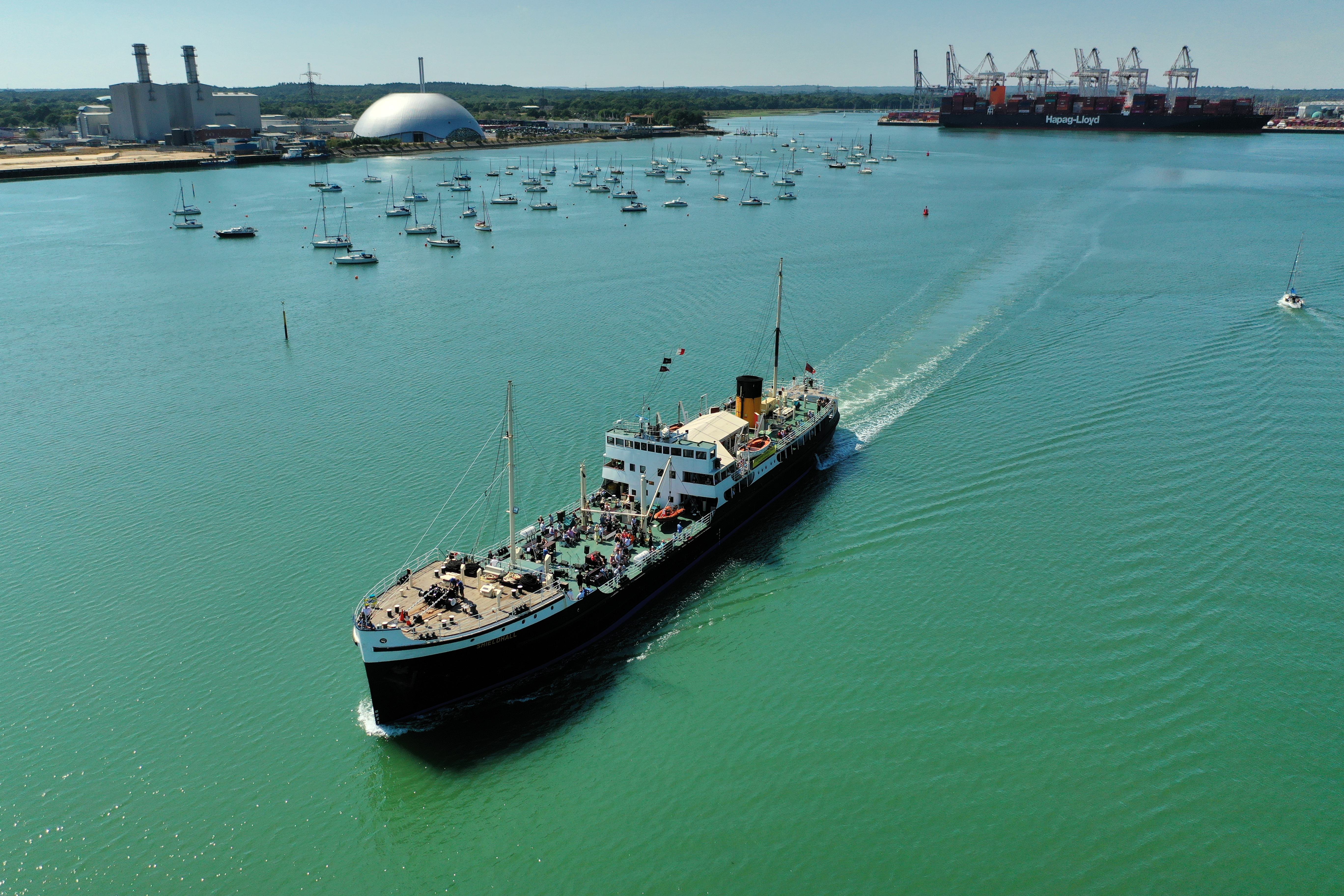 Steamship Shieldhall on Southampton Water credit Will Faulkner