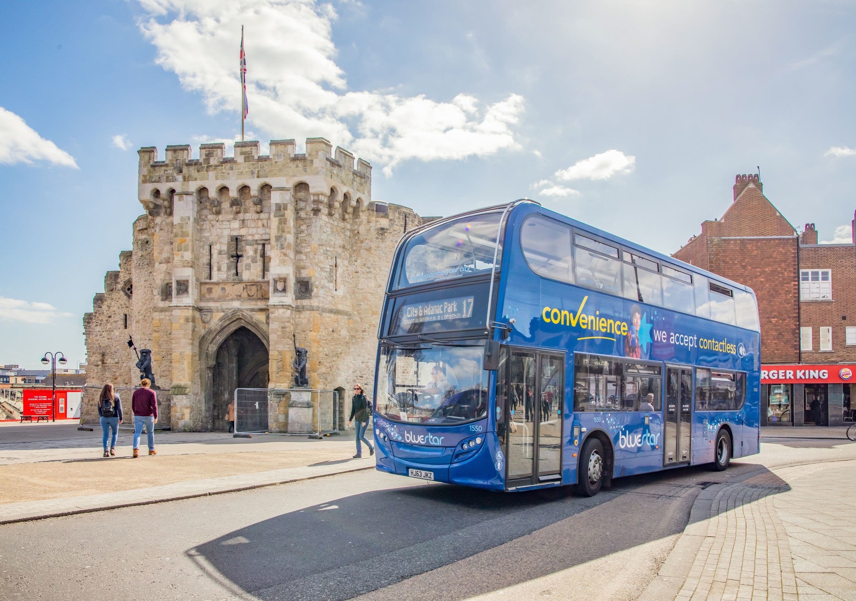 Travel by bus in Southampton and make the Bluestar Promise!