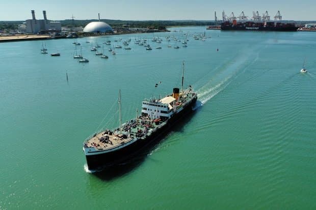 Steamship Shieldhall Queen Anne launch cruise
