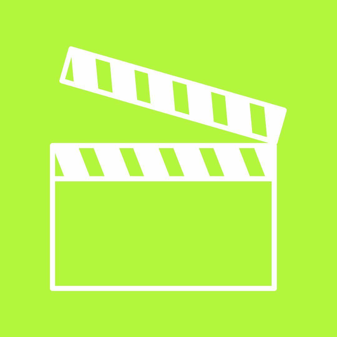 Film logo on green background