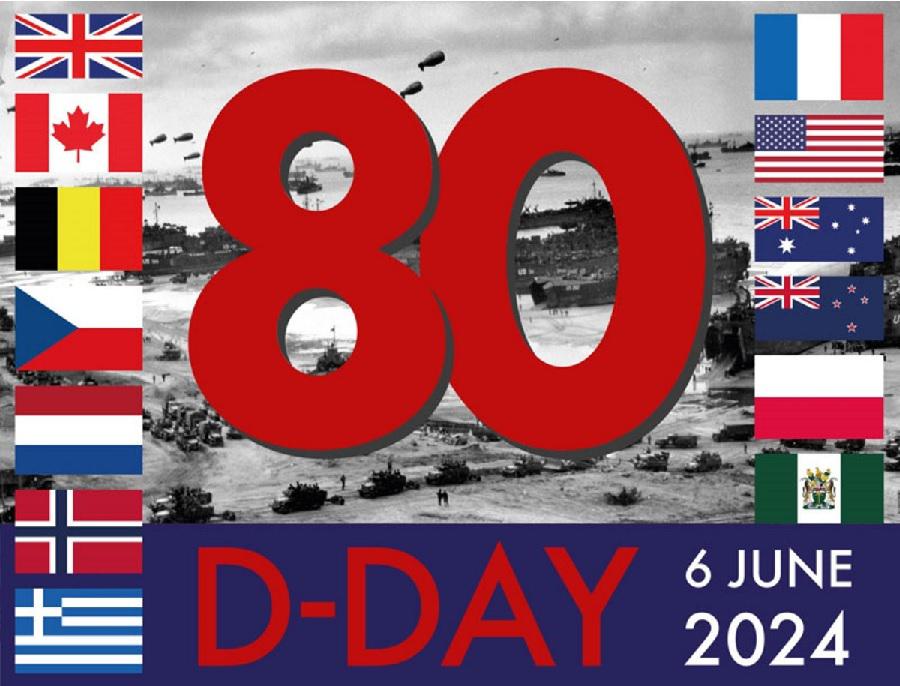 D day 80 logo